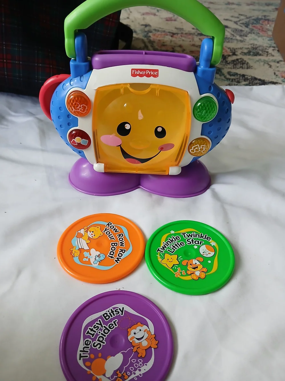 Fisher Price Laugh and Learn Sing With Me CD Player Complete with 3 Discs